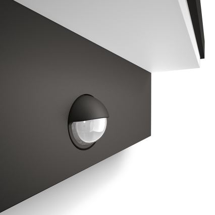 Philips 16484/93/P0 - LED Vanjska zidna svjetiljka senzor BUSTAN 2xLED/4,5W