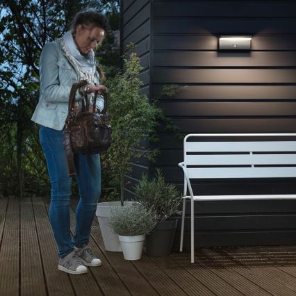 Philips - LED Vanjska zidna svjetiljka sa senzorom 2xLED/4,5W/230V IP44