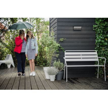 Philips 16484/93/P3 - LED Vanjska zidna svjetiljka senzor BUSTAN 2xLED/4,5W