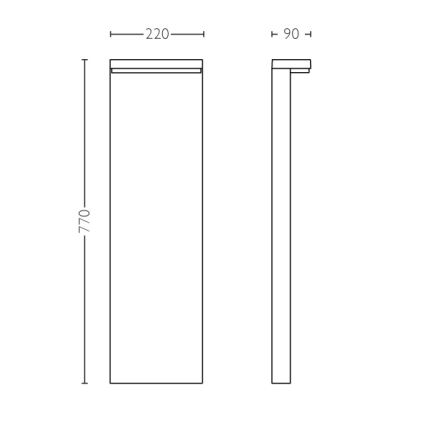 Philips - LED Vanjska lampa 2xLED/4,5W/230V IP44