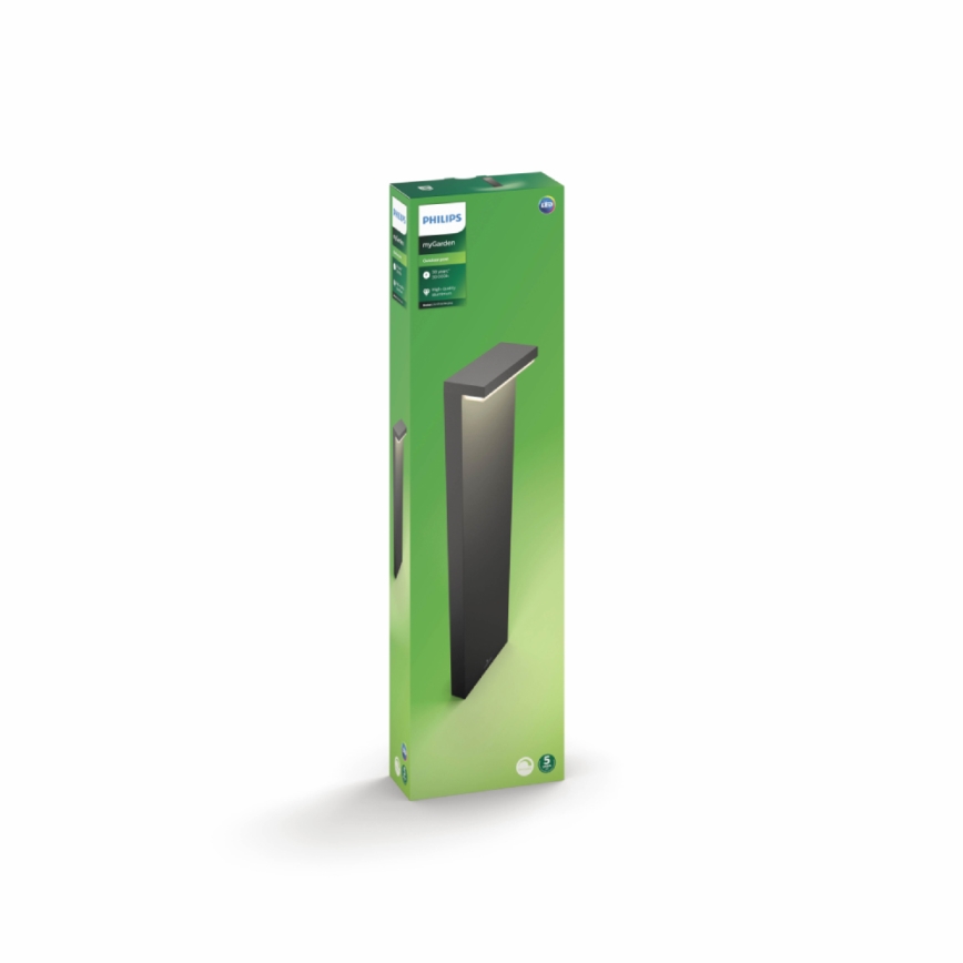 Philips 16486/93/P0 - LED svjetiljka za vanjski rasvjetni stup MYGARDEN BUSTAN 2xLED/4,5W