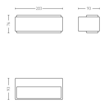 Philips - LED Prigušiva vanjska svjetiljka 2xLED/4,5W IP44