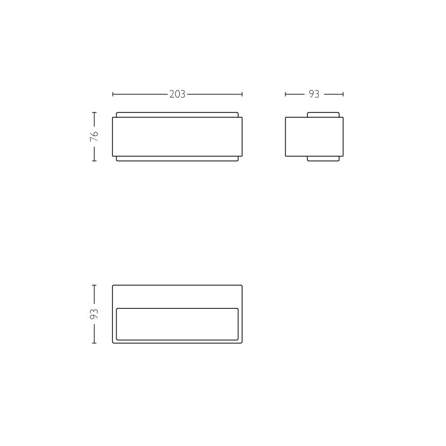 Philips - LED Prigušiva vanjska svjetiljka 2xLED/4,5W IP44