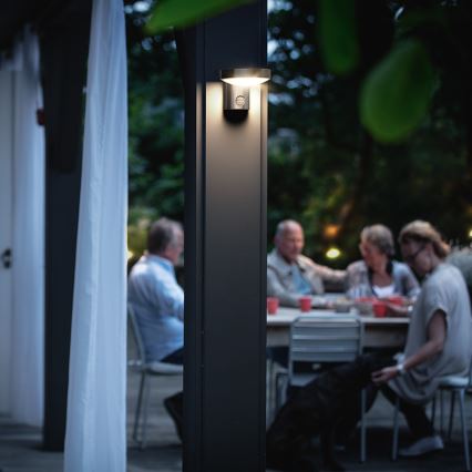 Philips 16491/47/P0 - LED Vanjska zidna svjetiljka sa senzorom MYGARDEN COCKATOO 1xLED/8W/230V IP44