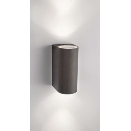 Philips 17102/86/16 - Vanjska zidna svjetiljka MYGARDEN NIGHTINGALE 2xGU10/35W
