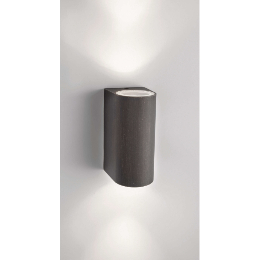 Philips 17102/86/16 - Vanjska zidna svjetiljka MYGARDEN NIGHTINGALE 2xGU10/35W