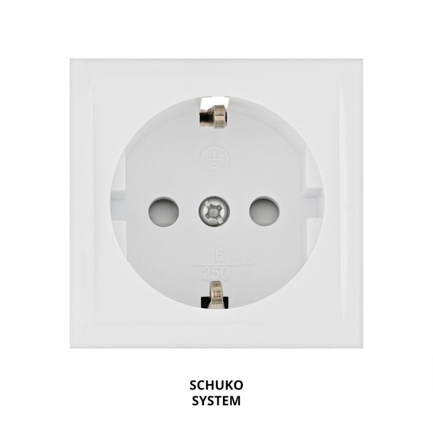 Philips 17108/47/16 - Vanjski stup s utičnicama MYGARDEN ROCK 230V IP44 SCHUKO