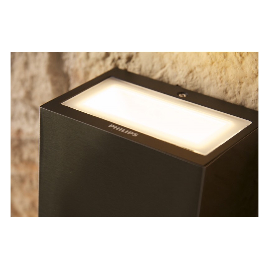Philips 17209/47/16 - Vanjska zidna svjetiljka FLAGSTONE 3xLED/1W/230V IP44