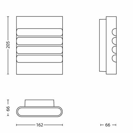 Philips - LED vanjsko osvjetljenje 1xLED/3W/230V IP44