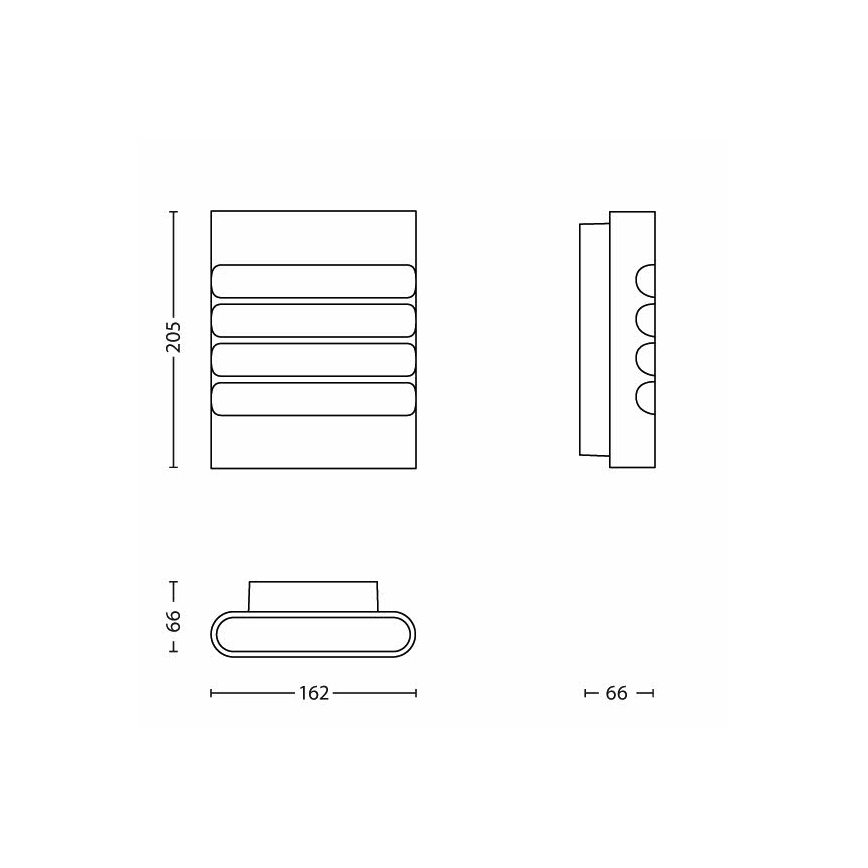 Philips - LED vanjsko osvjetljenje 1xLED/3W/230V IP44
