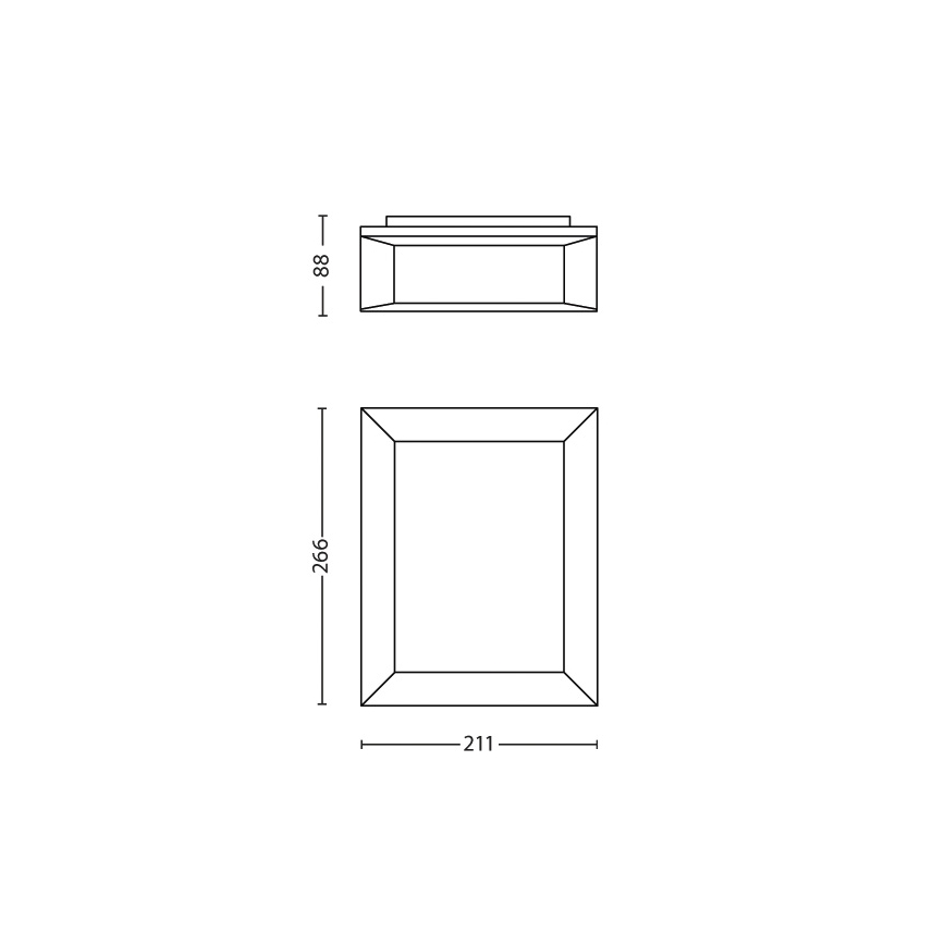 Philips - Vanjska zidna svjetiljka 1xLED/6W/230V IP44