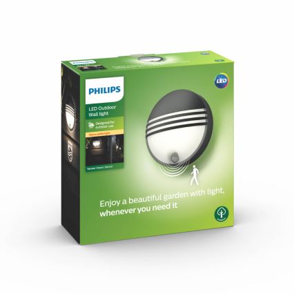 Philips - LED Vanjska zidna svjetiljka sa senzorom 1xLED/6W/230V IP44