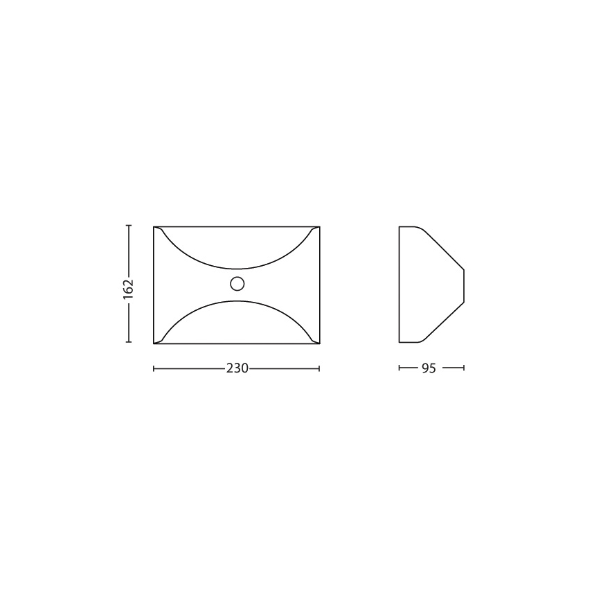 Philips - Vanjsko LED svjetlo s senzorom/6W/230V IP44
