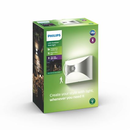 Philips - Vanjsko LED svjetlo s senzorom/6W/230V IP44