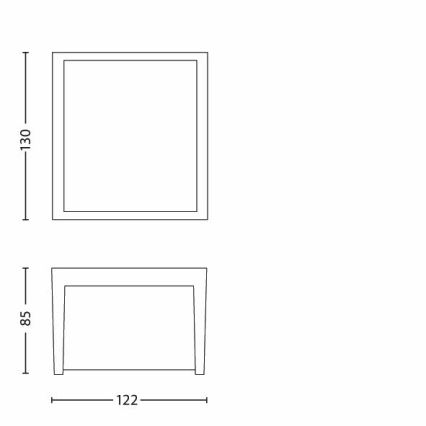 Philips - LED Vanjska zidna svjetiljka LED/3W/230V IP44 2700K