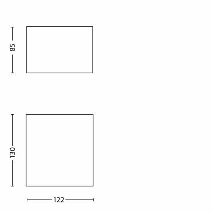 Philips - LED vanjska zidna svjetiljka LED/3W/230V IP44