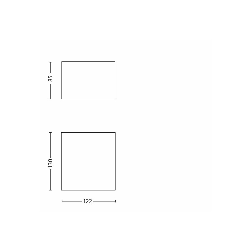 Philips - LED vanjska zidna svjetiljka LED/3W/230V IP44