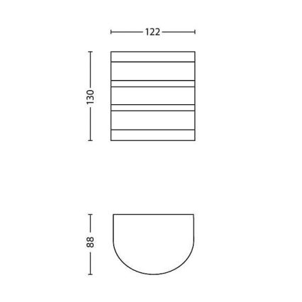 Philips - Vanjsko LED osvjetljenje LED/3W/230V IP44