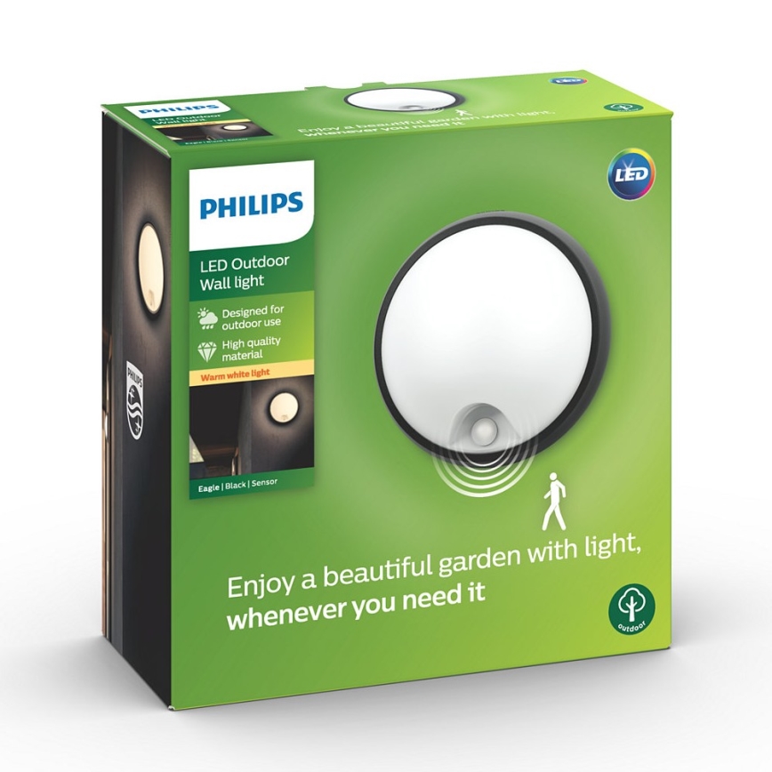 Philips - LED Vanjska svjetiljka sa senzorom 1xLED/3,5W/230V IP44