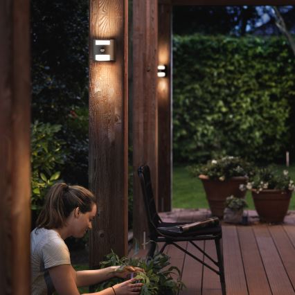 Philips - Vanjska svjetiljka sa senzorom 2xLED/4,5W/230V IP44