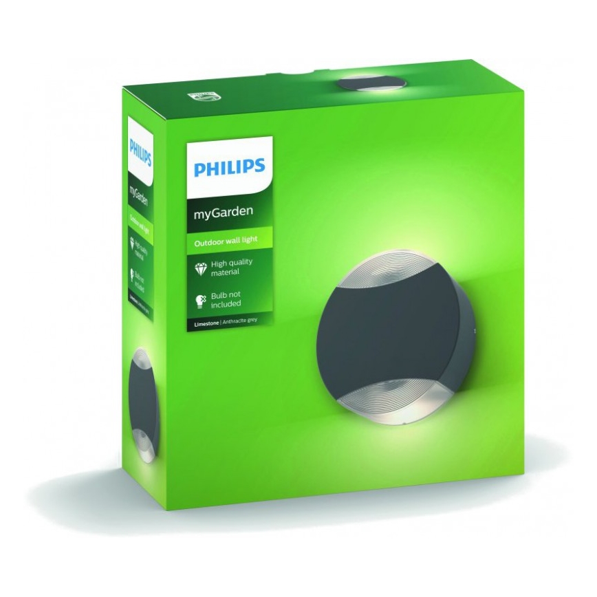 Philips - Vanjska zidna svjetiljka 2xGU10/5W