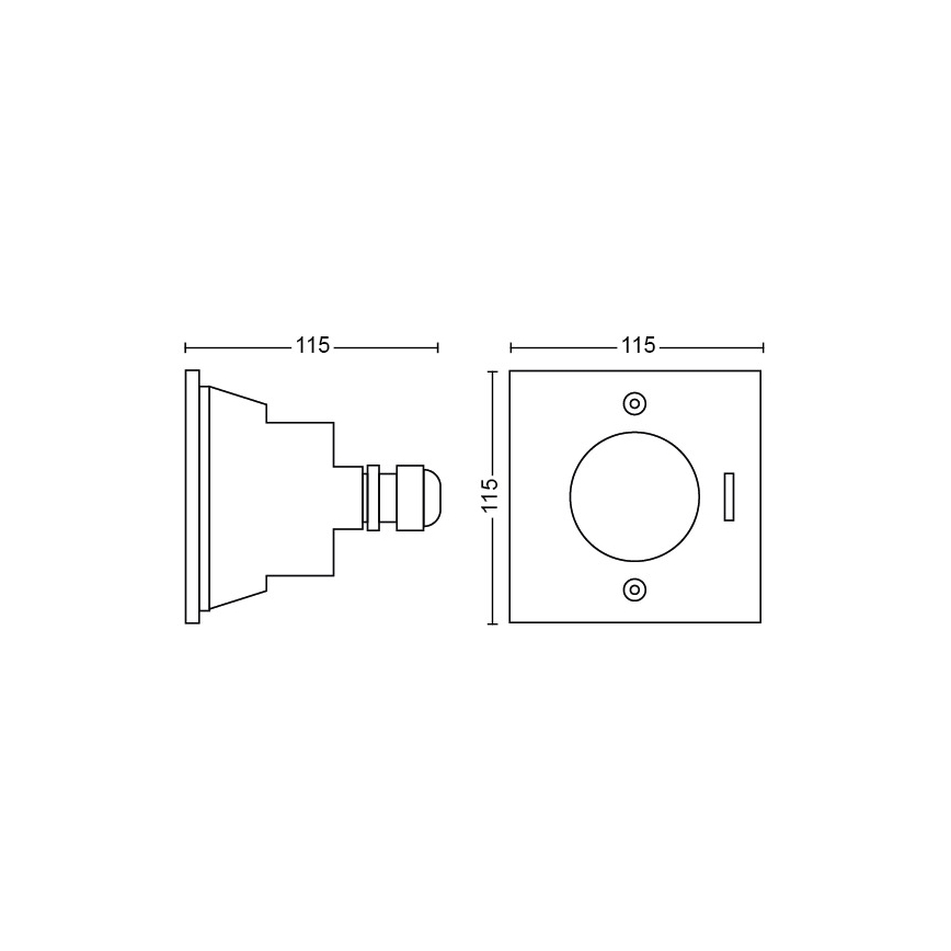 Philips - LED Vanjska rasvjeta za kućni prilaz LED/3W