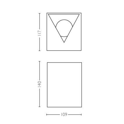 Philips - LED Vanjska zidna svjetiljka 2xLED/4,5W/230V IP44