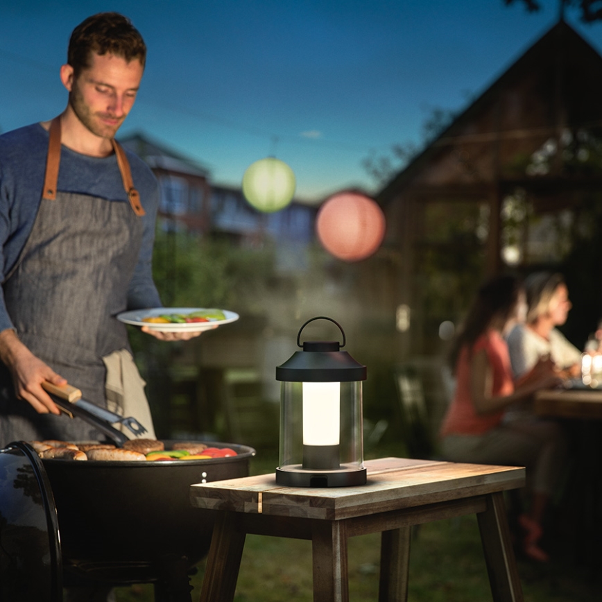 Philips 17360/30/P0 - LED Prigušiva prijenosna vanjska lampa ABELIA LED/3W IP44