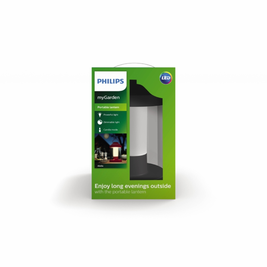 Philips 17360/30/P0 - LED Prigušiva prijenosna vanjska lampa ABELIA LED/3W IP44