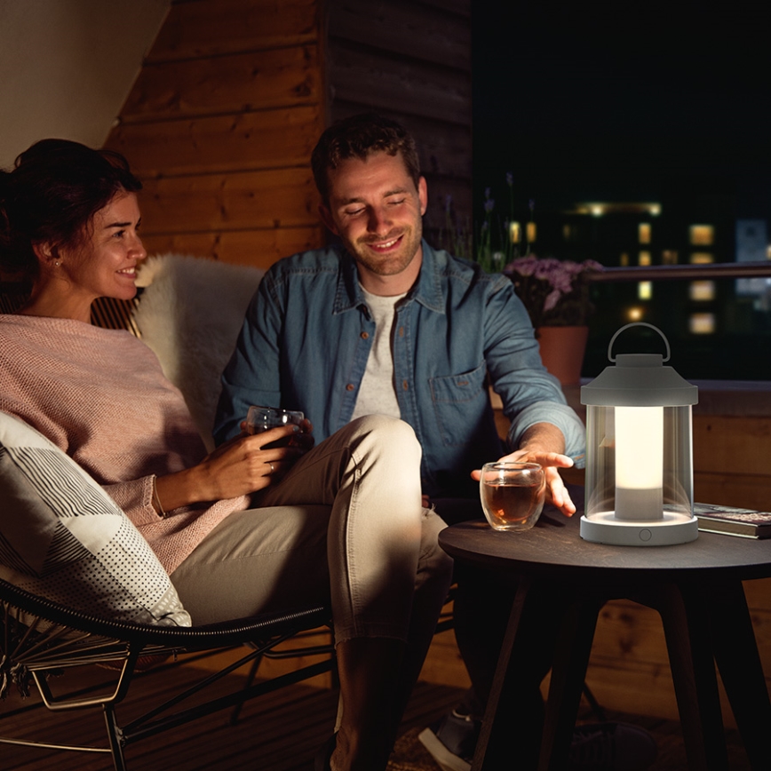 Philips 17360/31/P0 - LED Prigušiva prijenosna vrtna lampa ABELIA LED/3W IP44