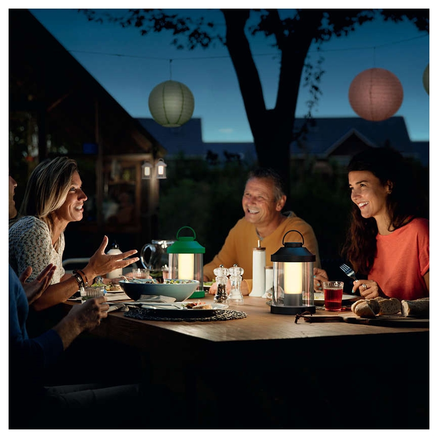 Philips 17360/33/P0 - LED Prigušiva prijenosna vrtna lampa ABELIA LED/3W/5V IP44