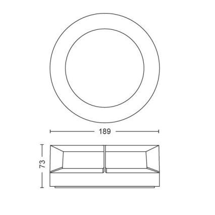Philips - LED Vanjska svjetiljka LED/12W/230V IP44