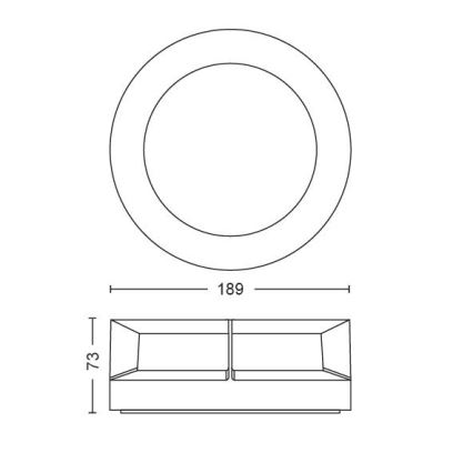 Philips - LED Vanjska svjetiljka LED/12W/230V IP44