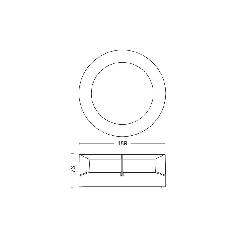 Philips - LED Vanjska svjetiljka LED/12W/230V IP44