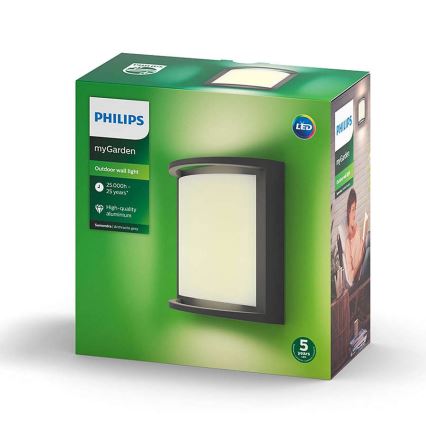 Philips - LED Vanjska zidna svjetiljka LED/12W IP44