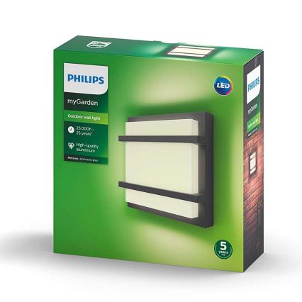 Philips - LED Vanjska zidna svjetiljka LED/12W IP44