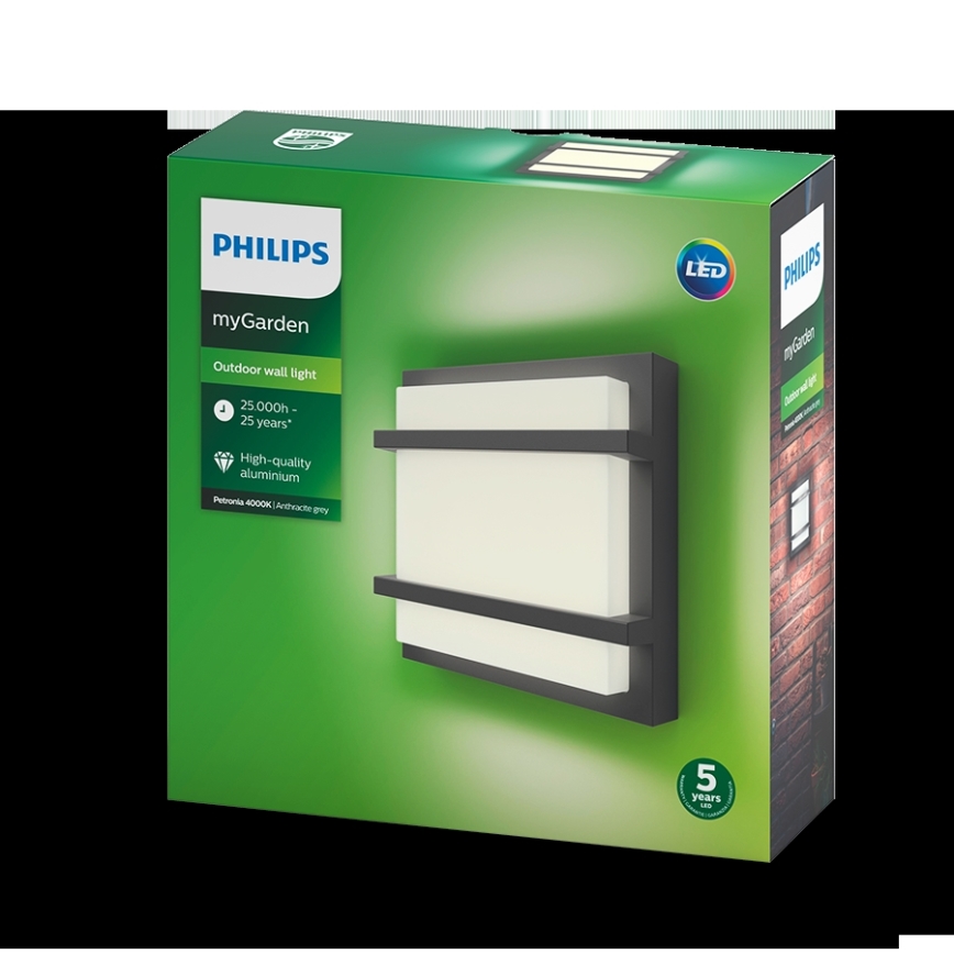 Philips - LED Vanjska zidna svjetiljka LED/12W IP44
