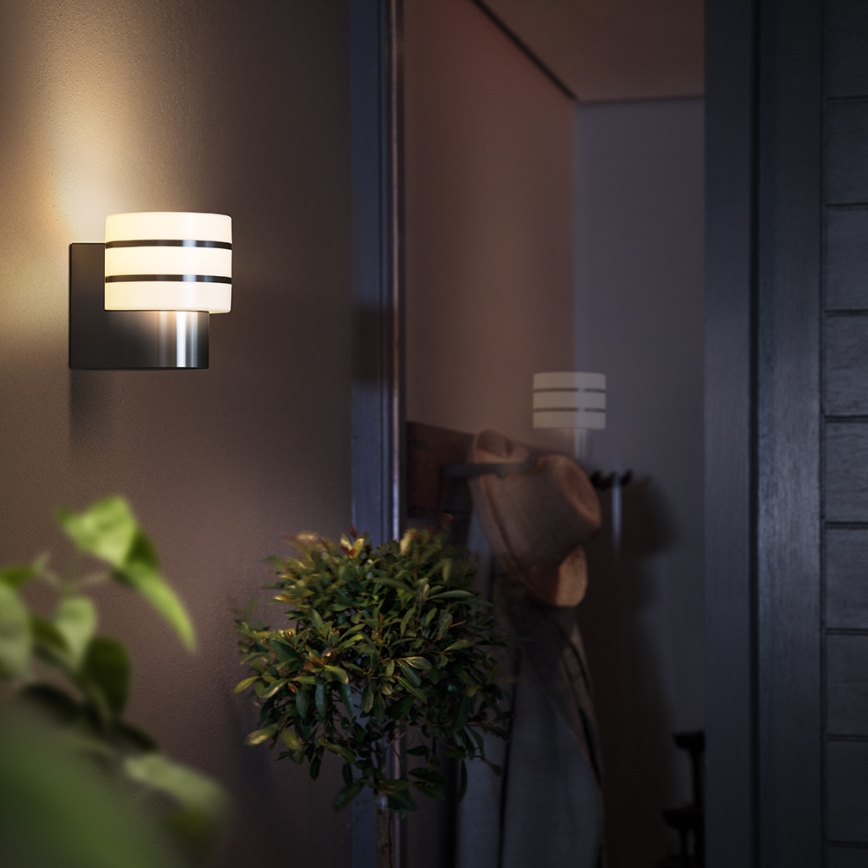 Philips - LED vanjsko zidno svjetlo s prigušivanjem Hue TUAR 1xE27/9,5W IP44