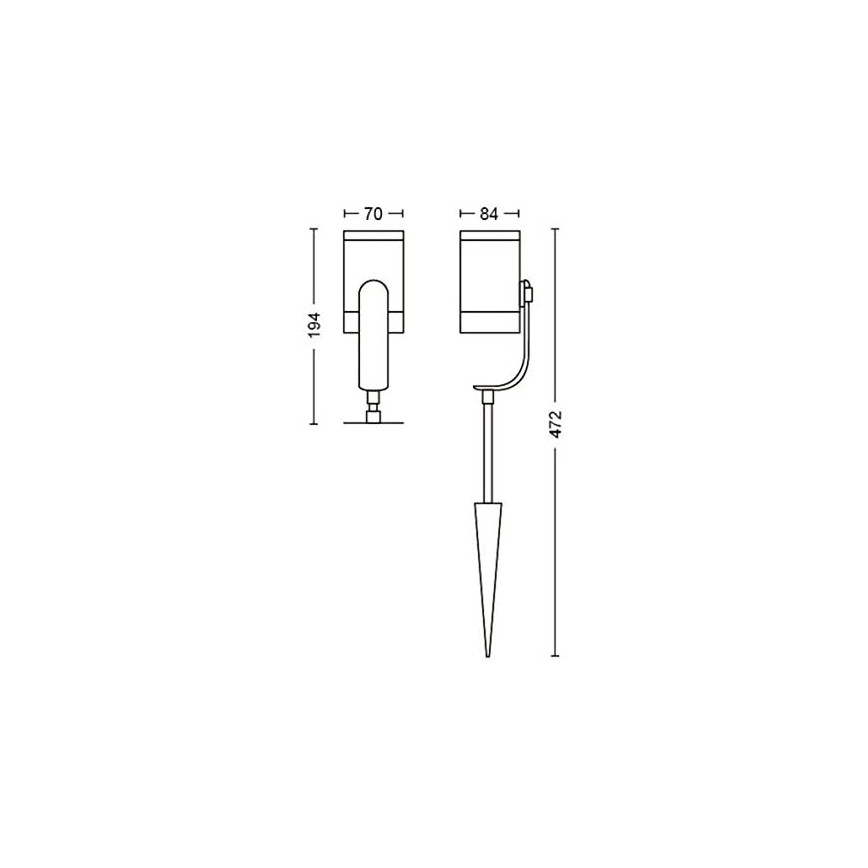 Philips - SET 3x LED Reflektorska svjetiljka Hue LILY 3xLED/8W/230V IP65