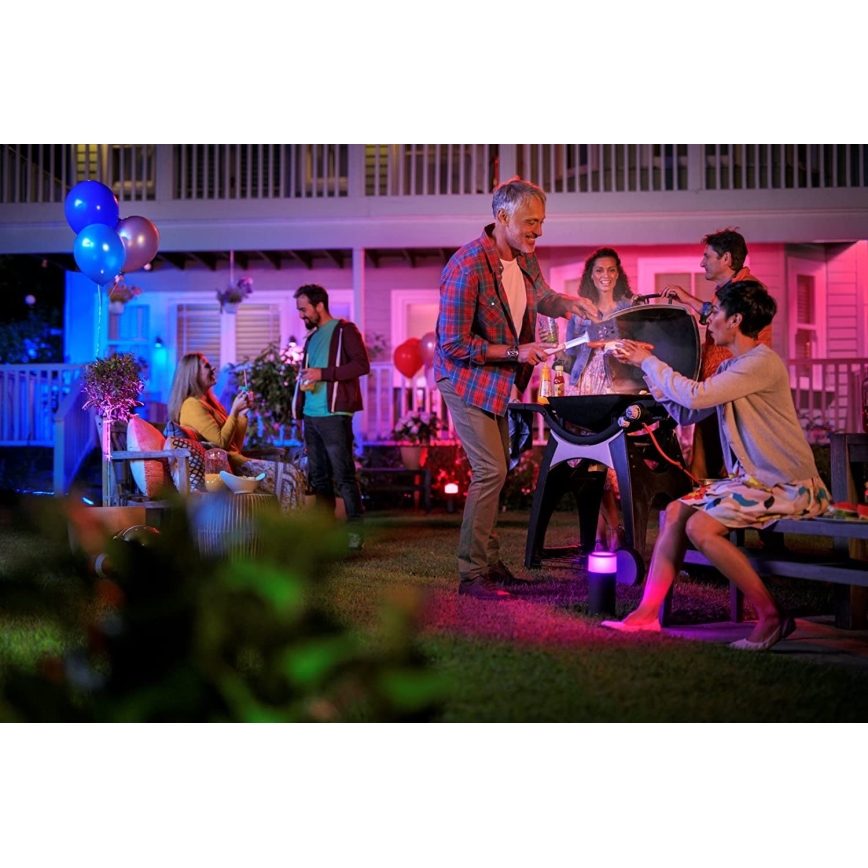 Philips - Prošireni set LED RGB vanjska točkasta svjetiljka Hue LILY LED/8W/230V IP65