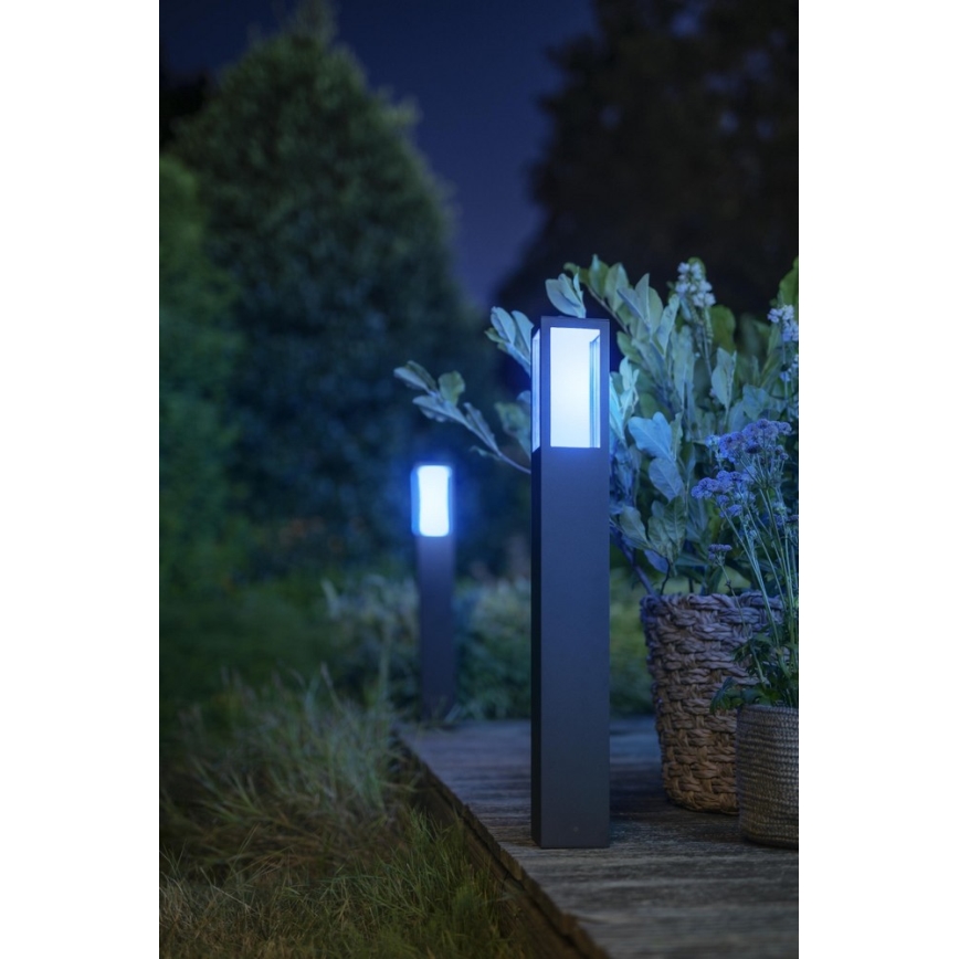 Philips - LED RGBW Prigušiva vanjska lampa Hue IMPRESS 2xLED/8W/230V 2000-6500K IP44