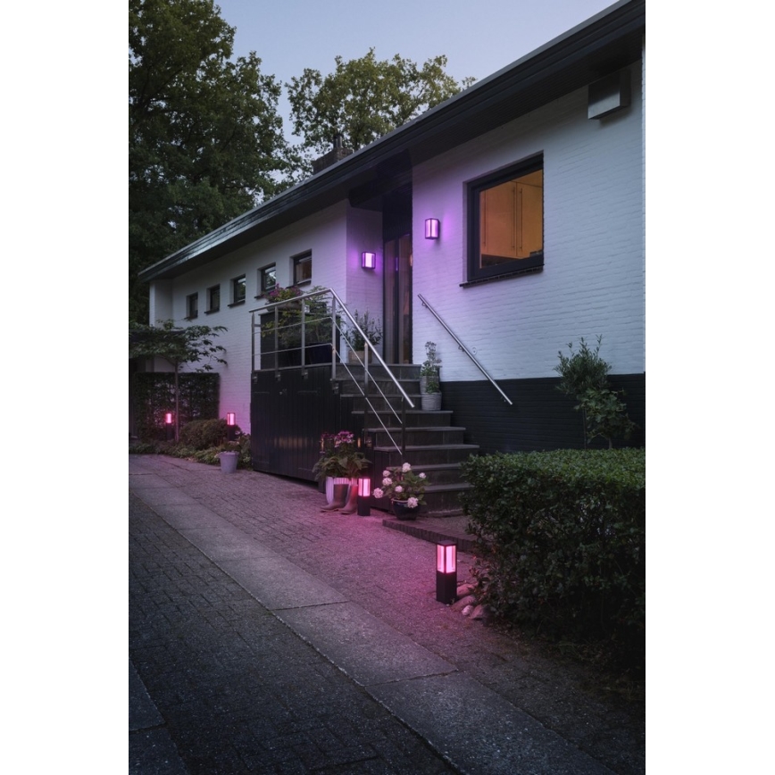 Philips - LED RGBW Prigušiva vanjska lampa Hue IMPRESS 2xLED/8W/230V 2000-6500K IP44