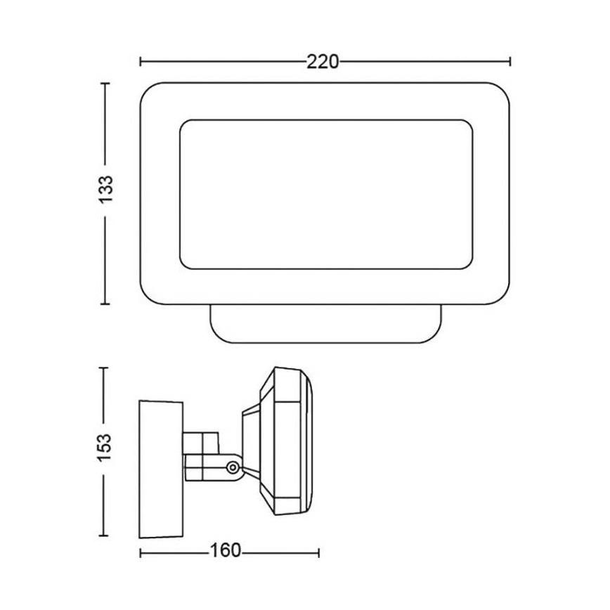 Philips - LED RGBW Prigušivi vanjski reflektor Hue DISCOVER 2xLED/15W/230V 2000-6500K IP44
