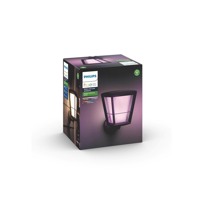 Philips - LED RGBW Prigušiva vanjska zidna svjetiljka Hue ECONIC LED/15W/230V IP44