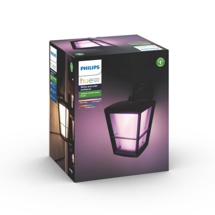 Philips - LED RGBW Prigušiva vanjska zidna svjetiljka Hue ECONIC LED/15W/230V 2000-6500K IP44