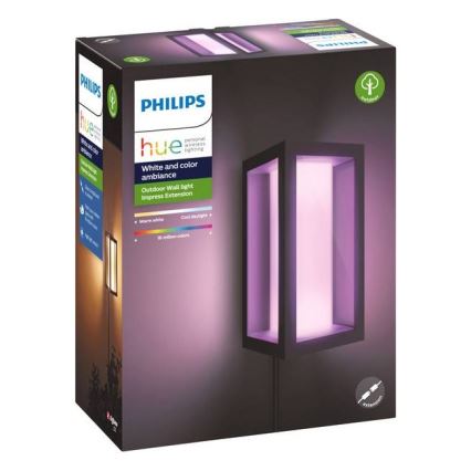 Philips - LED RGBW Prigušiva vanjska zidna svjetiljka Hue IMPRESS 2xLED/8W/24V 2000-6500K IP44