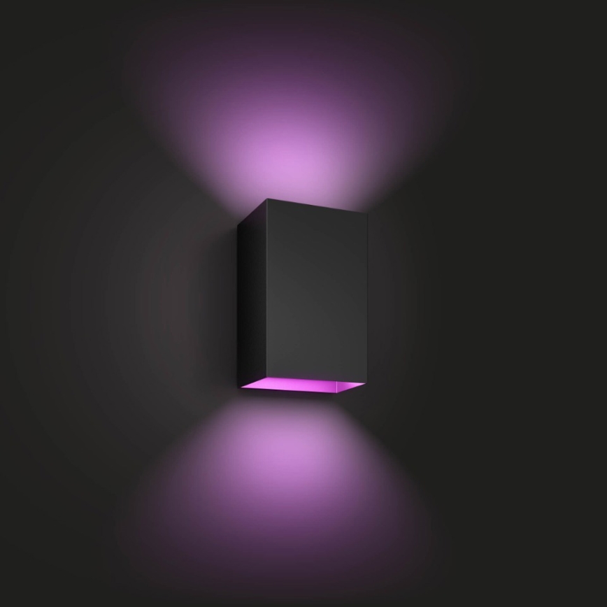 Philips - LED RGBW Prigušiva vanjska zidna svjetiljka Hue RESONATE 2xLED/8W/230V 2000-6500K IP44