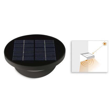 Philips - LED Vanjska solarna svjetiljka sa senzorom 1xLED/1W/3,7V IP44