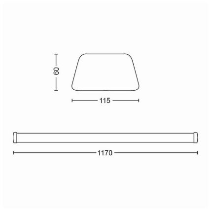 Philips - LED Svjetiljka za ispod ormarića LED/50W/230V 4000K