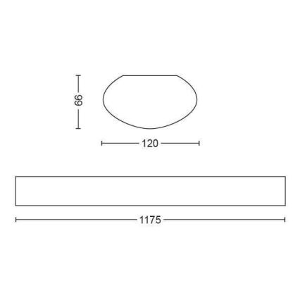 Philips 31247/31/P0 -LED Radna fluorescentna svjetiljka AQUALINE LED/50W/230V IP65